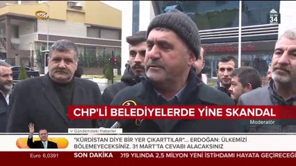 CHP'li Şişli Belediyesi'nde maaşını alamayan işçiler sokaklarda