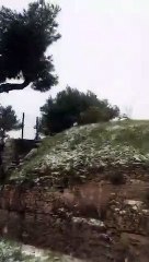 Neve a Castel del Monte (25 febbraio 2019)