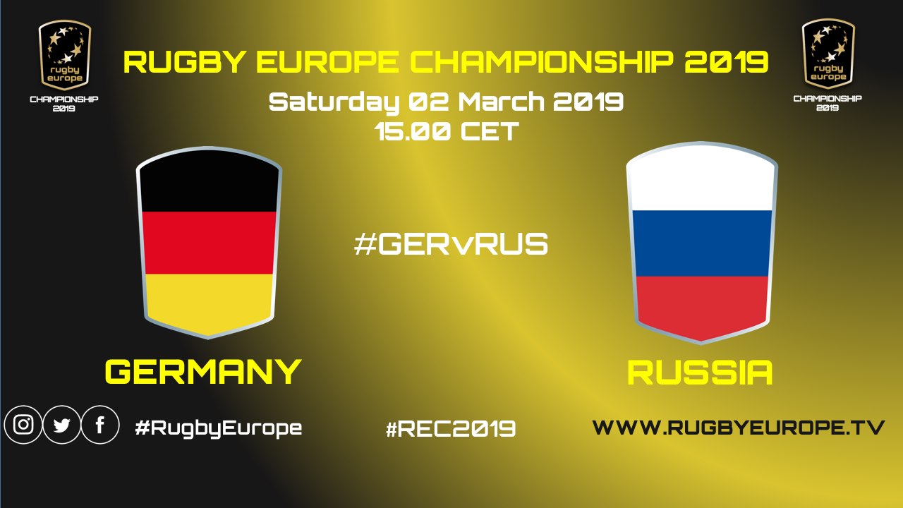 GERMANY / RUSSIA - RUGBY EUROPE CHAMPIONSHIP 2019