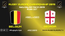 BELGIUM / GEORGIA - RUGBY EUROPE CHAMPIONSHIP 2019