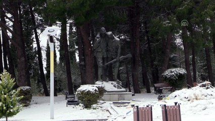 Tarihi yarımada beyaza büründü - ÇANAKKALE