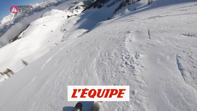 Le run spectaculaire d'Hedvig Wessel en caméra embarquée - Adrénaline - Ski freeride