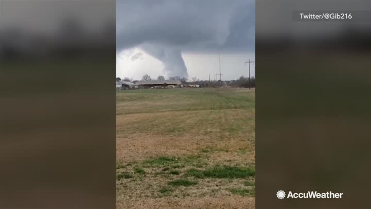 Cloud rotation spotted in the south