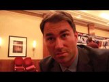 EDDIE HEARN TALKS JAMES DeGALE / CARL FROCH, JOSHUA - HAYE, LEE SELBY & o2 FRONT ROW COMPETITION