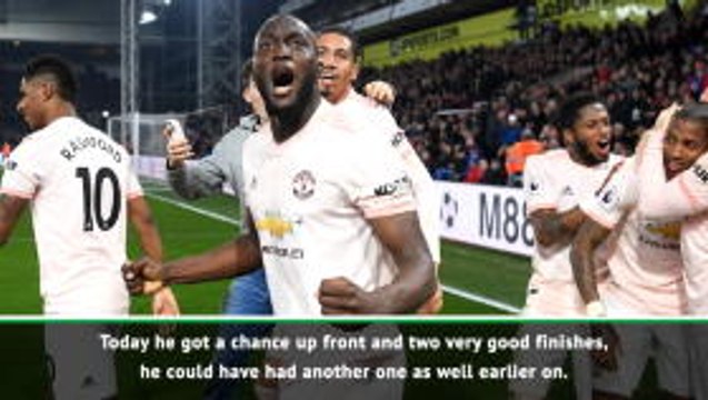 Rashford's form kept two-goal Lukaku out wide - Solskjaer