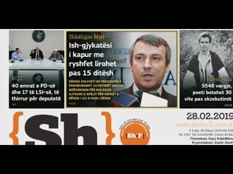 Ora Juaj - Shtypi i ditës: Ish-gjykatësi i kapur me ryshfet lirohet pas 15 ditësh