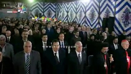 دقيقة حدادا قبل وضع حجر أساس كاتدرائية العذراء بالأقصر