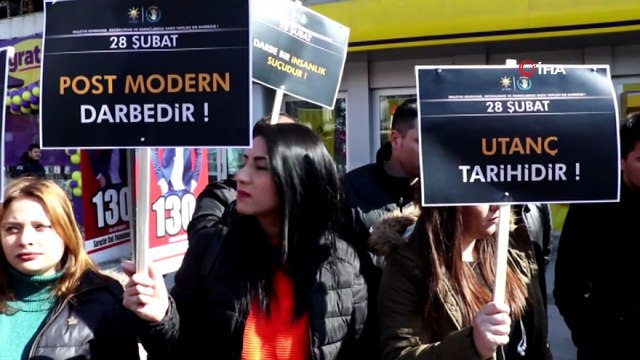 ‘AK gençlerden’ 28 Şubat postmodern darbesine tepki