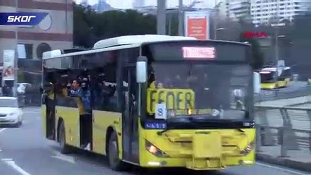 Fenerbahçe taraftarı Vodafone Park'a geldi