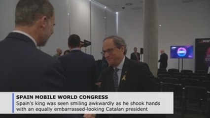 Spain's Mobile World Congress hosts warring USA vs Huawei, king vs separatist