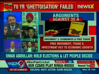 Kashmir Action Plan: Pleas challenge the constitutionality of Section 35(A) | Nation at 9