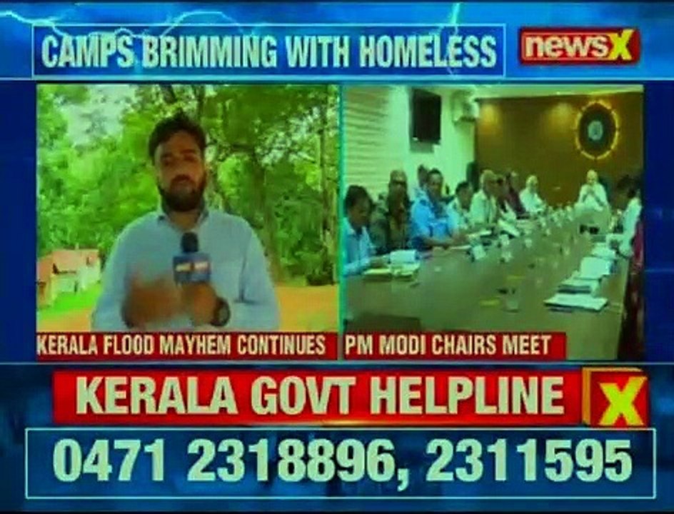 Floods ravage Kerala: Camps brimming with homeless, daring rescue operations