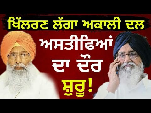 ਬੇਅਦਬੀ ਲਈ ਬਾਦਲਾਂ ਨੂੰ ਦੋਸ਼ੀ ਮੰਨਦੇ ਢੀਂਡਸਾ? Akali Dal in trouble after Sukhdev Singh Dhindsa resigns