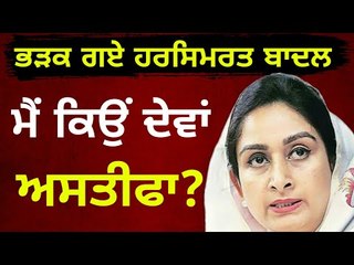 ਮੋਦੀ ਸਰਕਾਰ 'ਤੇ ਦਬਾਅ ਬਣਾਵਾਂਗੀ: Harsimrat Badal doesn't want to leave her ministery