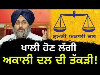 ਹੌਲੀ ਹੁੰਦੀ ਜਾ ਰਹੀ ਅਕਾਲੀਆਂ ਦੀ ਤੱਕੜੀ Why Akali Dal is loosing its leaders? | Punjabi News
