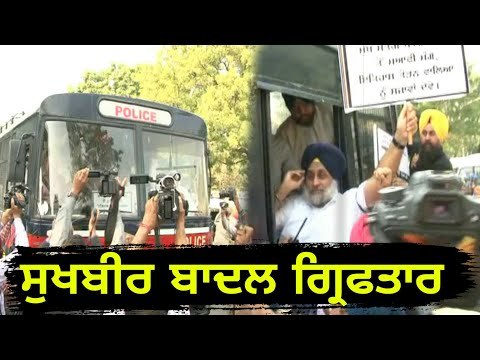 ਸੁਖਬੀਰ ਬਾਦਲ ਤੇ ਮਜੀਠੀਆ ਦਾ ਚੰਡੀਗੜ੍ਹ 'ਚ ਹੱਲਾ ਬੋਲ Sukhbir Badal and Bikram Majithia in Chandigarh