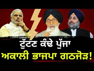ਟੁੱਟ ਕੇ ਹੀ ਰਹੇਗਾ ਗਠਜੋੜ? Shiromani Akali Dal BJP alliance is not good nowadays