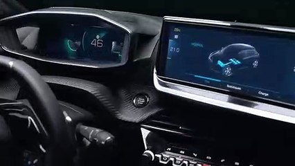 Peugeot e-208 électrique (intérieur)