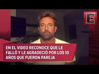 Gabriel Soto pide perdón a Geraldine Bazán