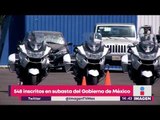 Hay 548 inscritos en subasta de vehículos de lujo del Gobierno de México | Noticias con Yuriria