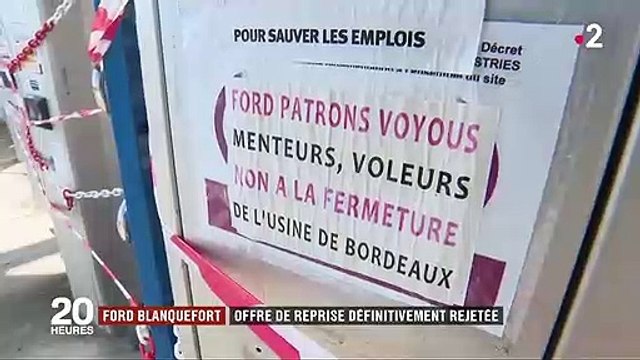 Usine Ford de Blanquefort : l'offre de reprise définitivement rejetée