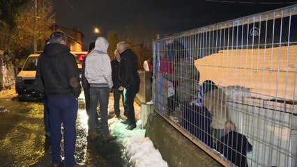 Sarıyer'de yol çökmesi - İSTANBUL