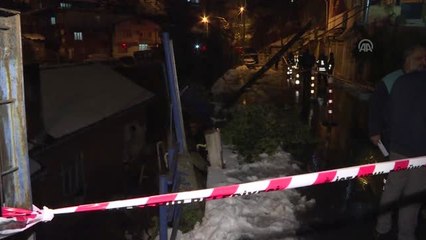 Sarıyer'de Yol Çökmesi - İstanbul