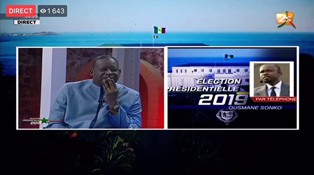 Sonko repond a une question a propos du second...
