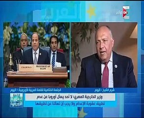 وزير الخارجية: نجاح قمة شرم الشيخ رد كاف على أردوغان