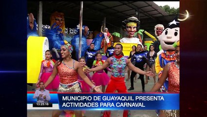 Municipio de Guayaquil presenta actividades para carnaval
