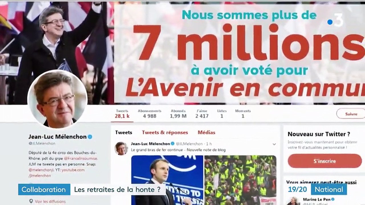 Collaboration : les retraites de la honte