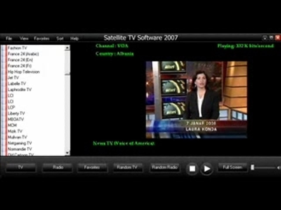Satellite TV On PC
