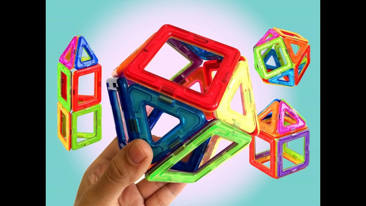 Monika Magnetic Magformer Puzzle Building Blocks Educational Arshiner - Unboxing Demo Review