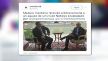 Univision dice que Maduro retiene a un equipo de sus periodistas