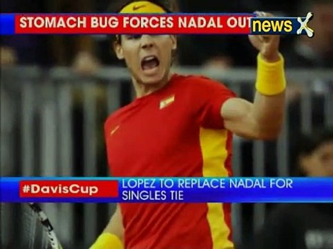Rafael Nadal down with Delhi belly; pulls out of Davis Cup opening match