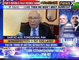 NewsX Exclusive Interview with Sartaz Aziz, Foreign Minister Pakistan