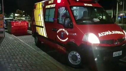 Siate socorre vítima de queda no Centro