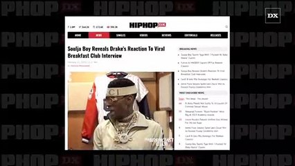 Soulja Boy Reveals Drake's Reaction To Viral Breakfast Club Interview
