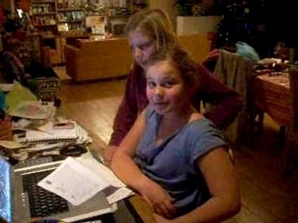 Malou et Orane janvier 2008