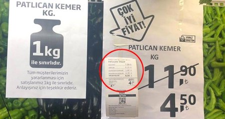 Tanzim Satışların Ardından Fiyat İndirimine Giden Marketler, Fiyat Etiketine Maliyet Tablosu Ekledi