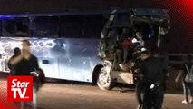 One killed, 16 injured in bus accident at Tuas checkpoint