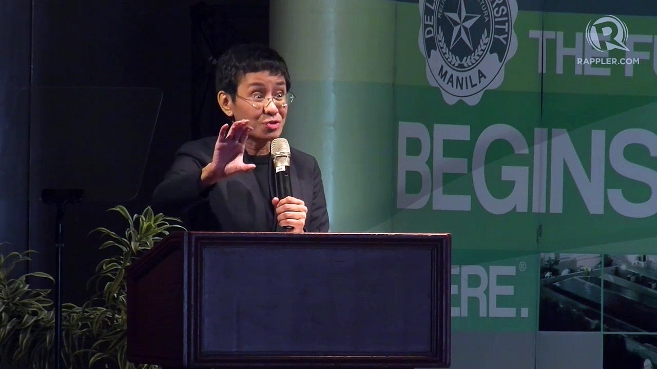 Maria Ressa receives Ka Pepe Diokno Human Rights Awards