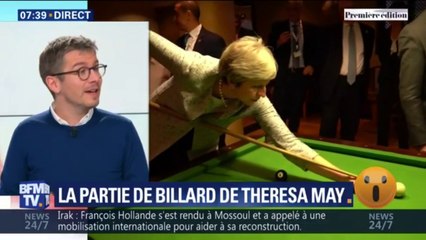 La leçon de billard de Giuseppe Conte à Theresa May en Égypte