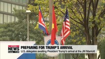 Pompeo arrives in Hanoi ahead of North Korea-U.S. summit,... while President Trump is on his way to Vietnam