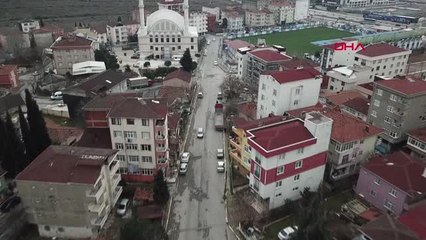 İstanbul- Tuzla'da Koku Paniğinin Yaşandığı Mahallenin Havadan Görüntüleri