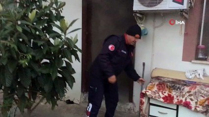 Alevler bir evi kül etti