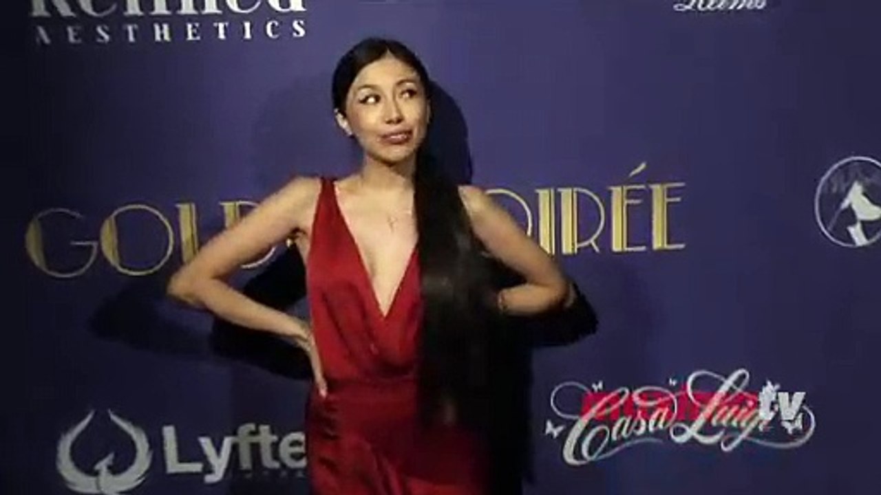 Lillyana Toscano 2019 Golden Soiree Pre-Oscar Party Red Carpet