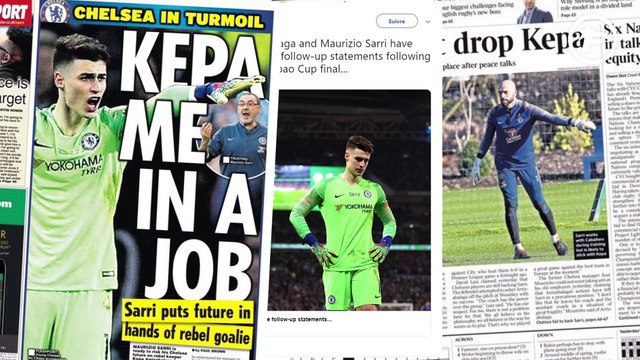 Le vestiaire de Chelsea scindé en deux sur le cas Kepa Arrizabalaga, duel Lazio-Milan AC pour Radamel Falcao