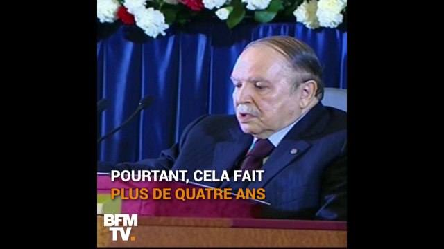 Les Algériens n'ont pas entendu leur Président depuis plus de 4 ans, mais Bouteflika brigue un 5e mandat