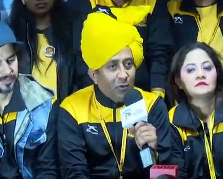 PWL 3 Day 13_ Veer Marathas briefing the media after the victory against Veer Maratha